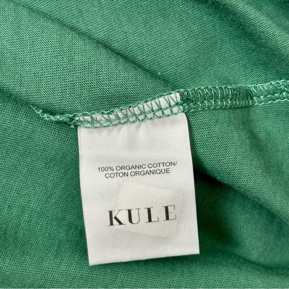KULE Green Sexy Short Sleeve T-Shirt Size Small‎ - Picture 8 of 9